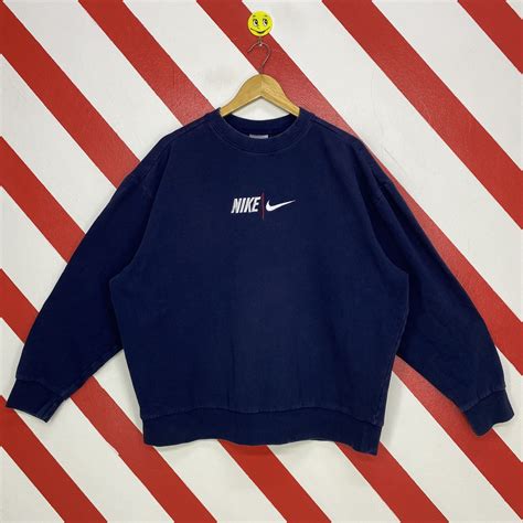 vintage 90s nike swoosh sweatshirt